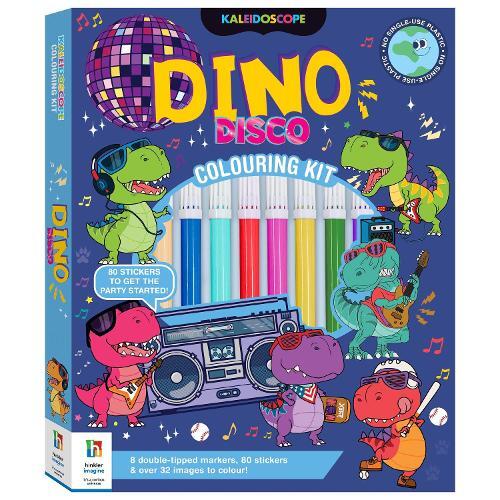 Kaleidoscope Dino Disco Colouring Kit | Hinkler Books
