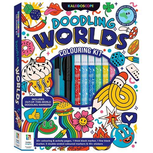 Kaleidoscope Colouring Doodling Worlds | Hinkler Books