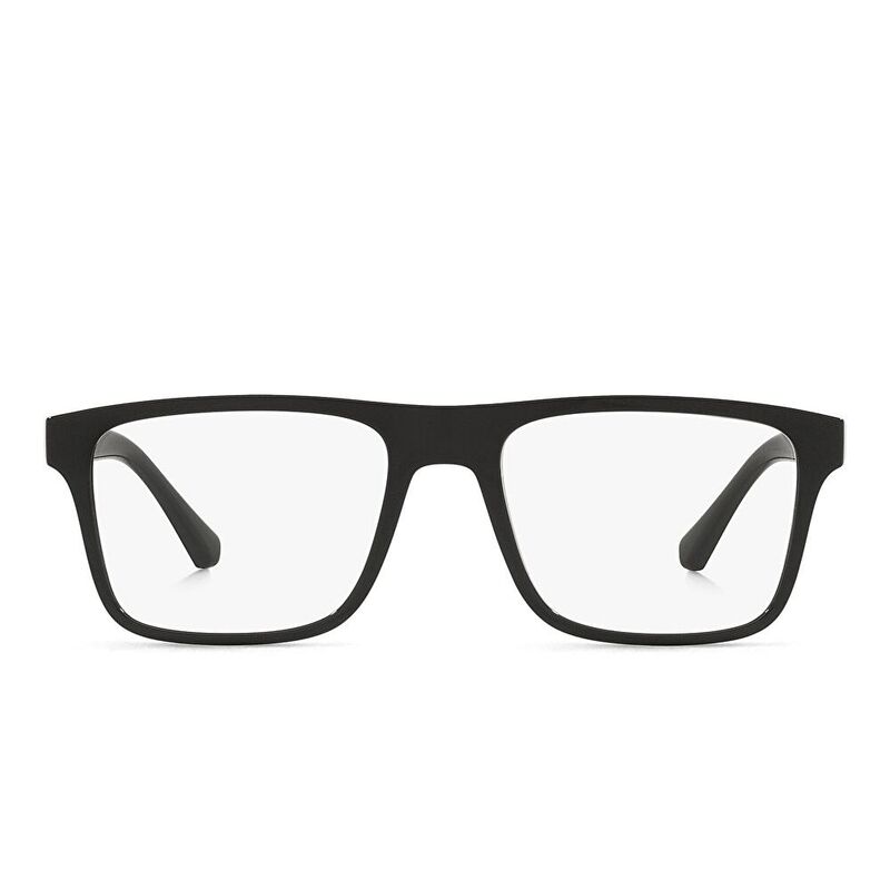 Emporio Armani Rectangle Eyeglasses - Black (125462012)