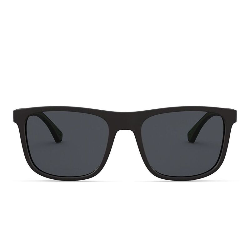 Emporio Armani Square Sunglasses - Black / Grey (149300001)