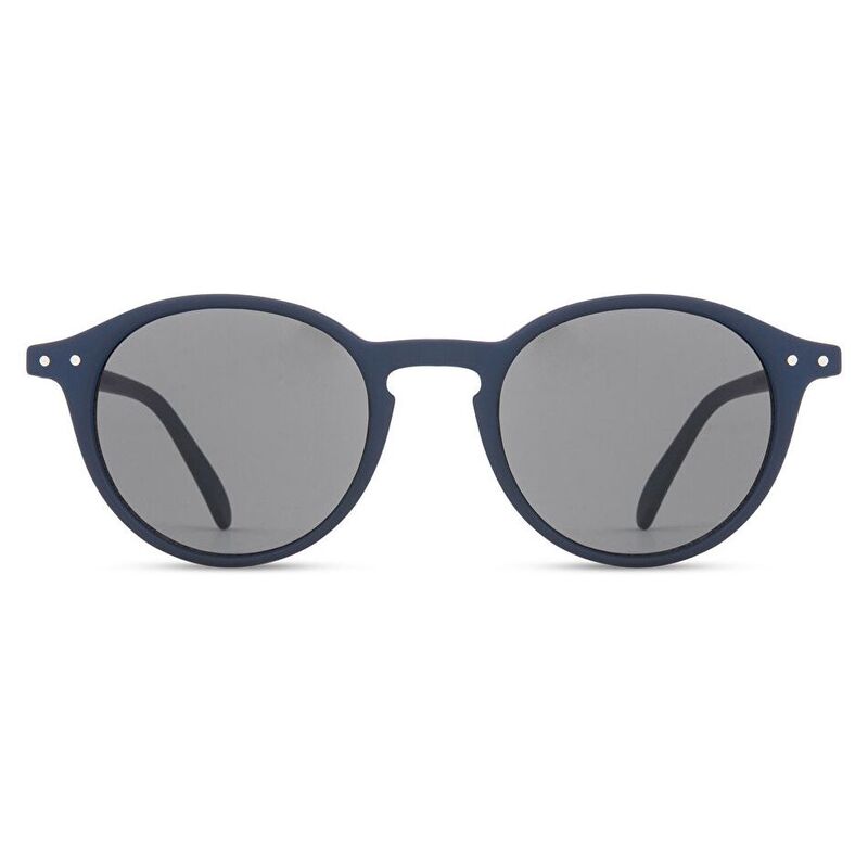IZIPIZI Logo Unisex Round Sunglasses - Blue / Grey (192729005)