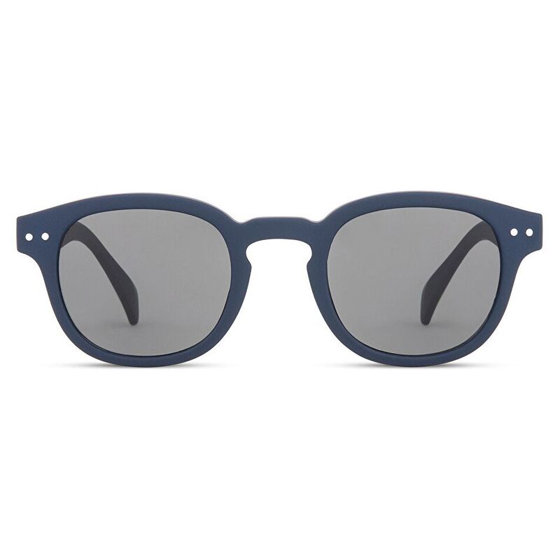 IZIPIZI Logo Unisex Square Sunglasses - Blue / Grey (192734004)