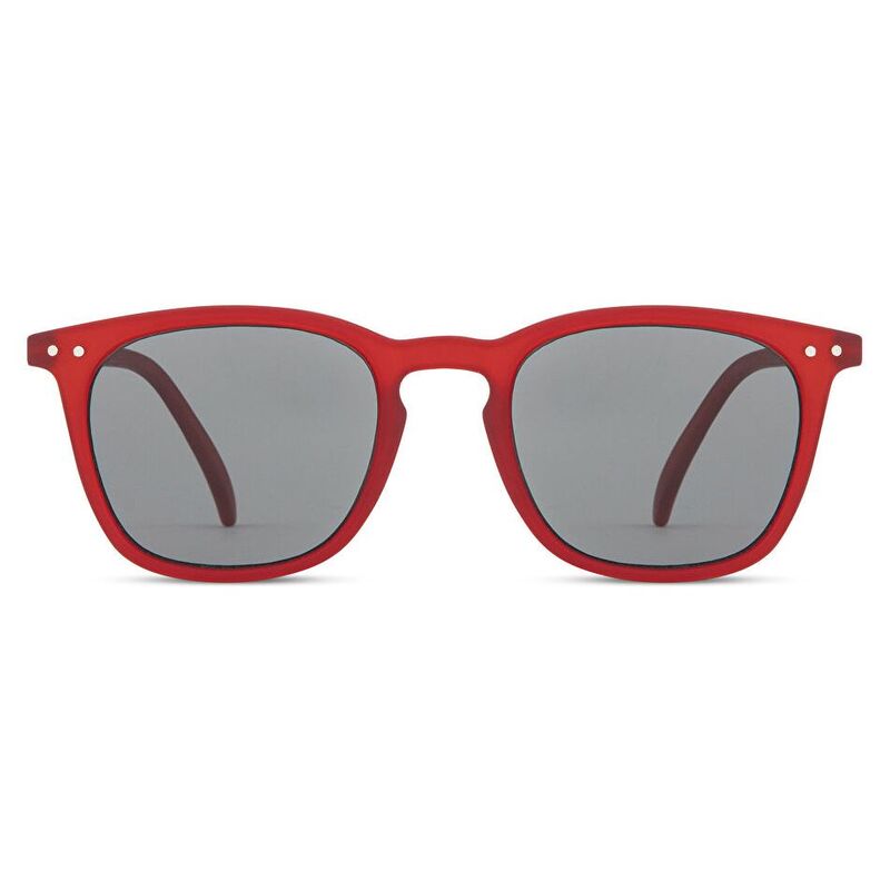 IZIPIZI Logo Unisex Square Sunglasses - Red / Grey (192735006)
