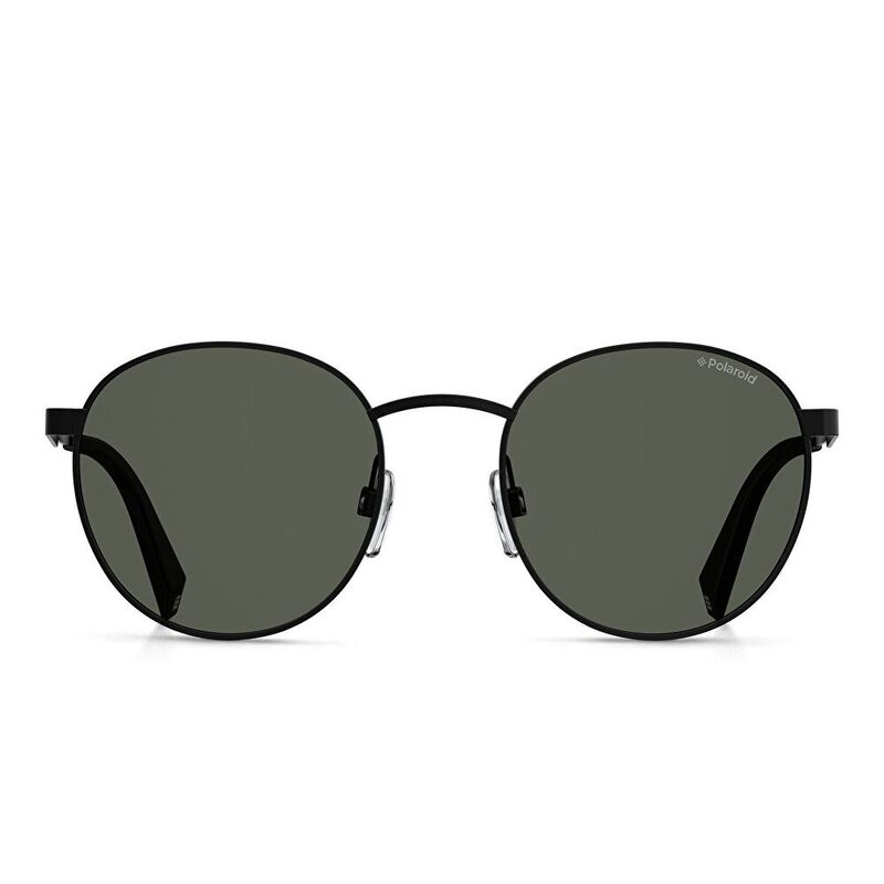 Polaroid Unisex Round Sunglasses - Black / Grey (125407002)