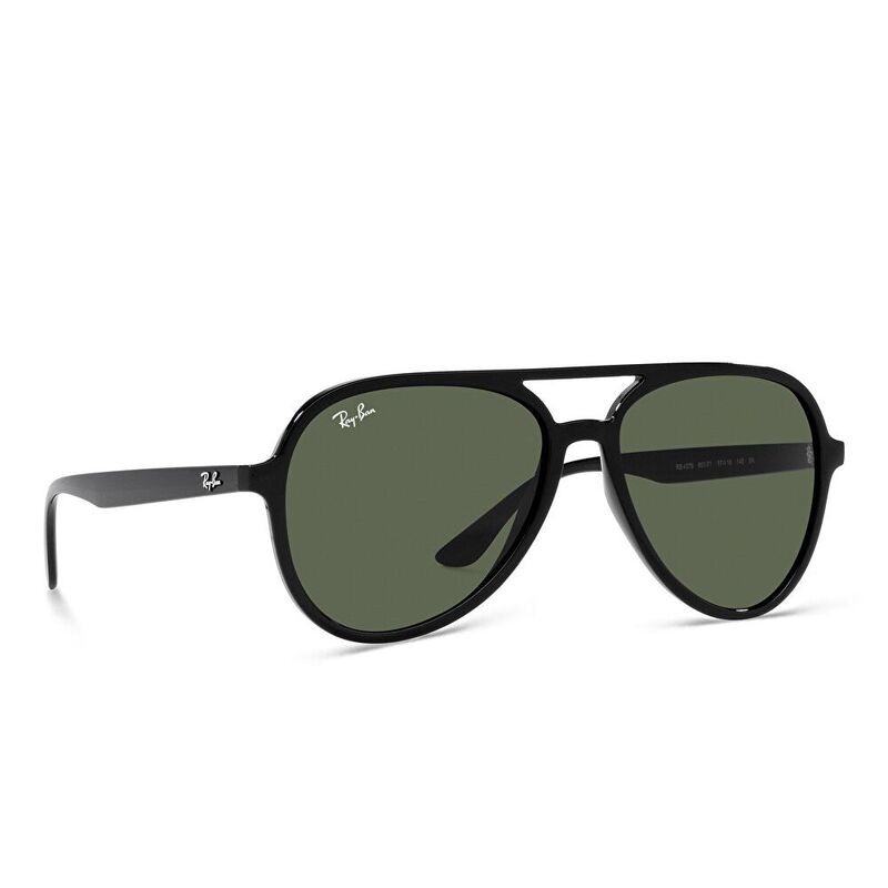 Ray-Ban Unisex Aviator Sunglasses - Black / Dark Green (177918006)
