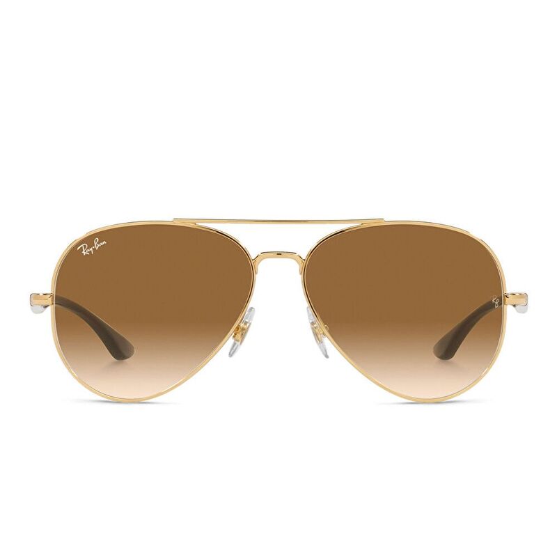 Ray-Ban Unisex Aviator Sunglasses - Gold / Clear Gradient Brown (173061002)