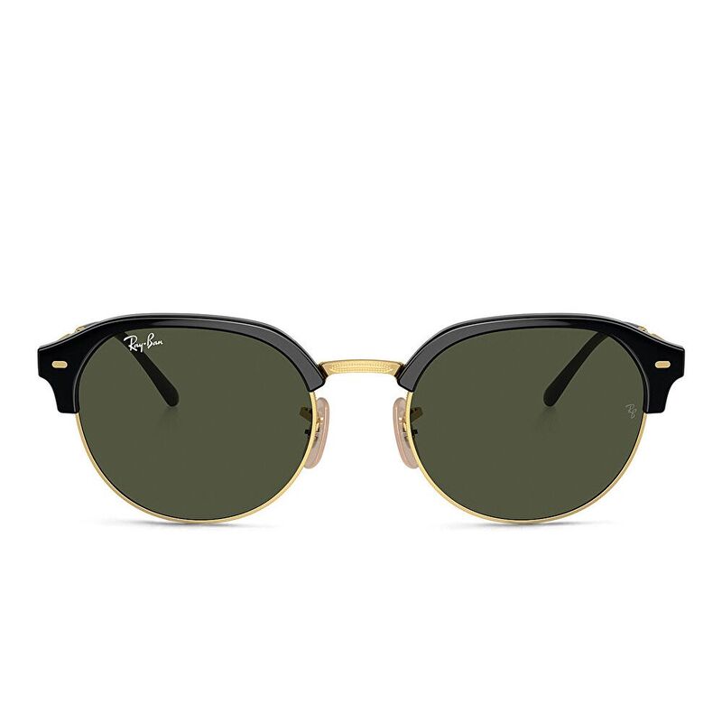 Ray-Ban Unisex Irregular Sunglasses - Black / Green (189858001)