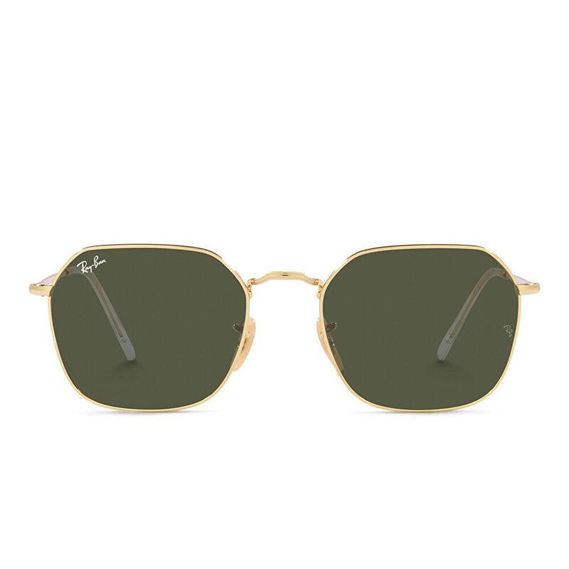 Ray-Ban Unisex Irregular Sunglasses - Gold / Green (182245001)