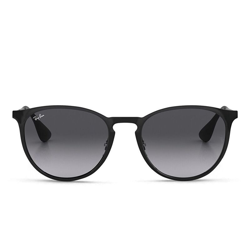 Ray-Ban Unisex Round Sunglasses - Black / Light Grey Gradient Dark Grey (110289004)