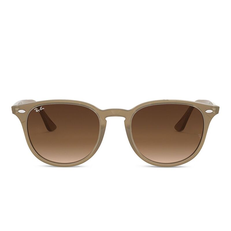 Ray-Ban Unisex Round Sunglasses - Brown / Brown Gradient (111436002)
