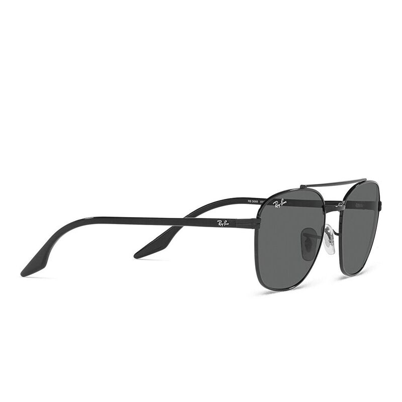 Ray-Ban Unisex Square Sunglasses - Black / Dark Grey (177912006)