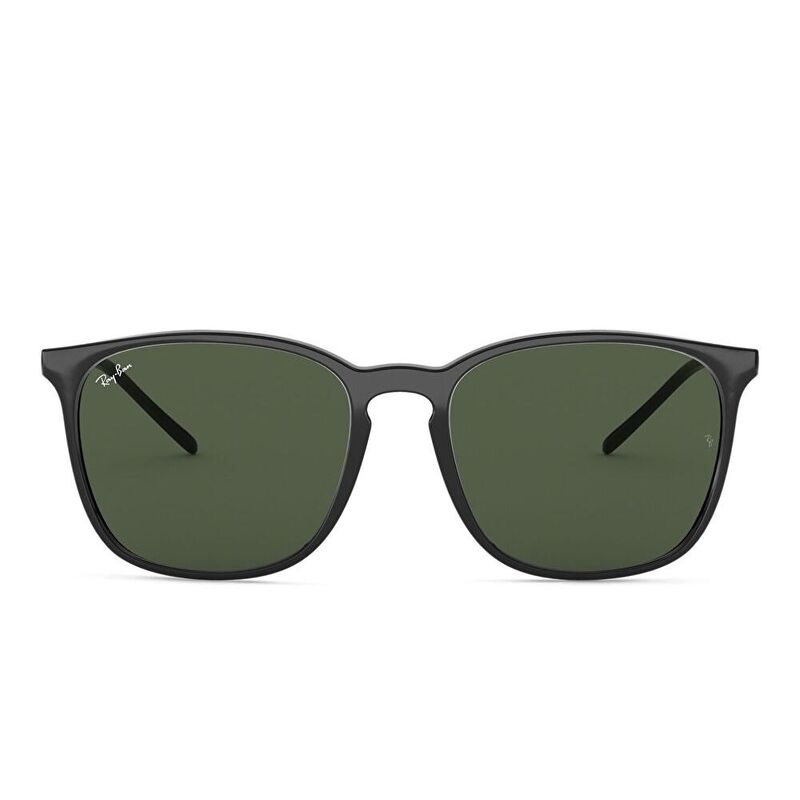 Ray-Ban Unisex Square Sunglasses - Black / Green (130611001)
