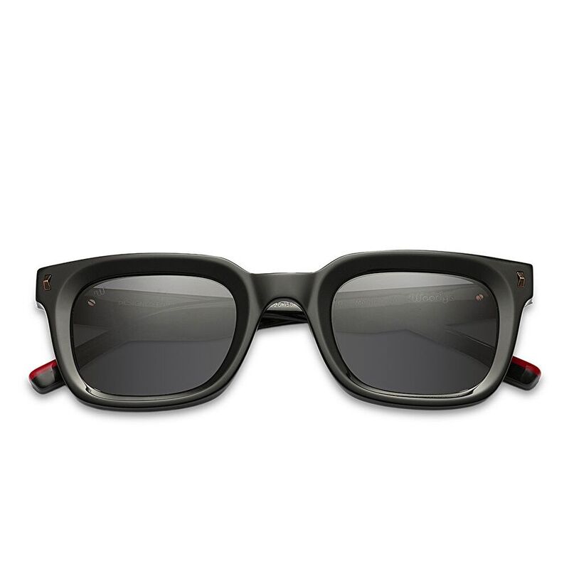 Woodys Maideu Square Sunglasses - Black / Gradient Black (194022001)