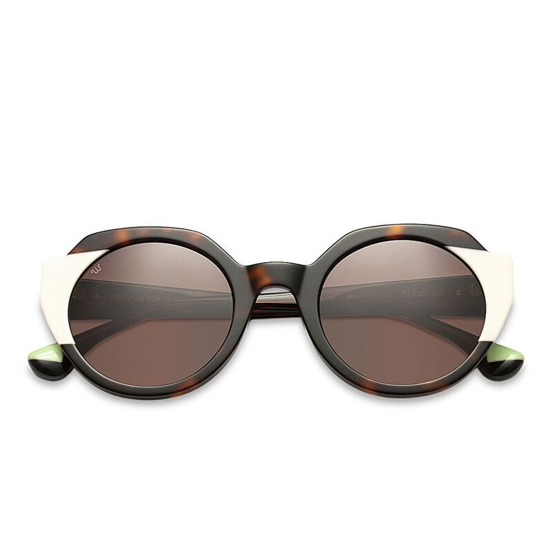Woodys Miranda Round Sunglasses - Havana / Gradient Brown (194027001)
