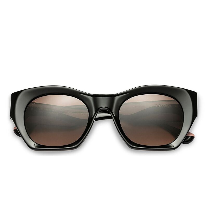 Woodys Neret Butterfly Sunglasses - Black / Gradient Brown (191961001)