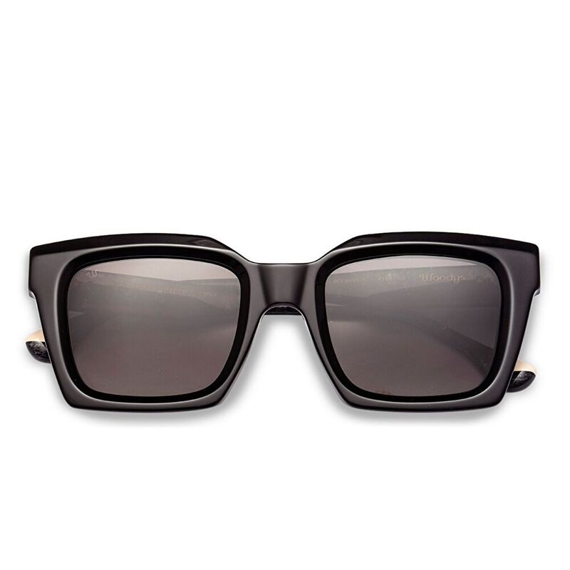 Woodys Yuli Square Sunglasses - Black / Gradient Grey (191964001)