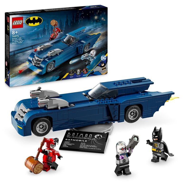 LEGO DC Batman: Batman with the Batmobile vs. Harley Quinn & Mr. Freeze 76274