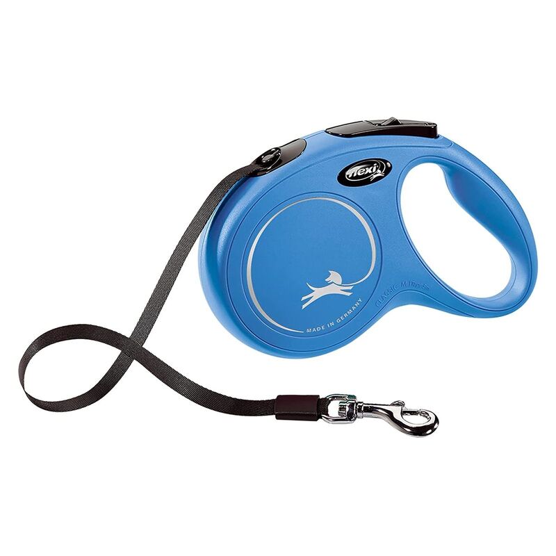 Flexi New Classic M Tape Cat/Dog Leash 5M - Blue