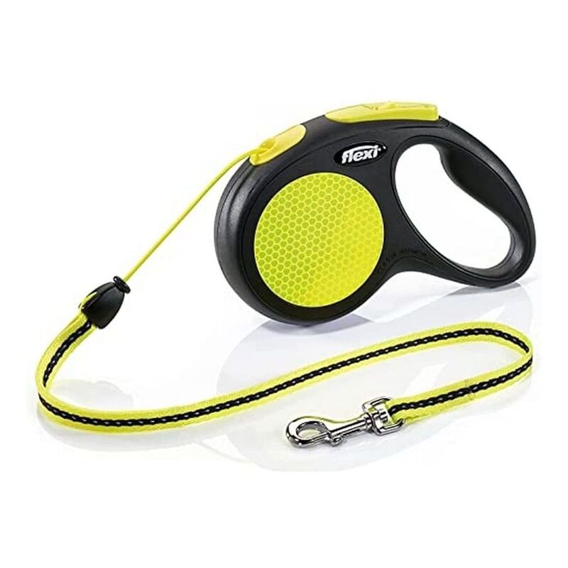 Flexi New Neon M Cord Cat/Dog Leash 5M - Yellow