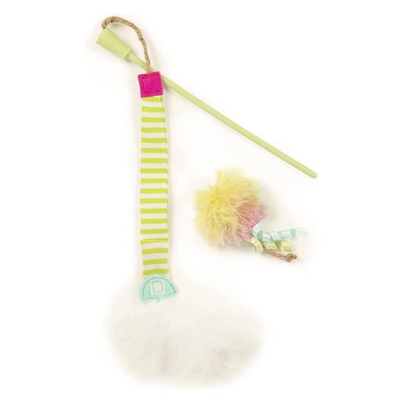 Smartykat Silly Swinger Feather And Catnip Wand Cat Toy
