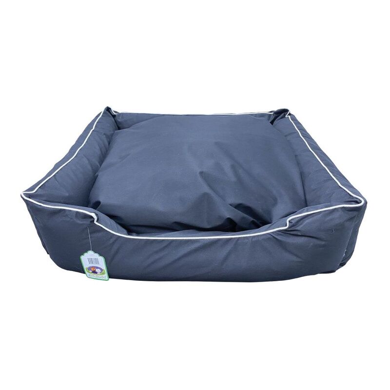 Nutrapet W/R Lounger Pet Bed - Black - Medium (84 x 74 x 26 cm)