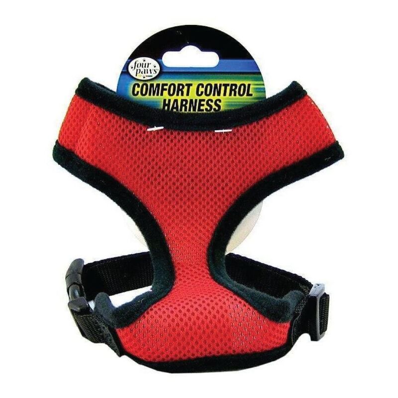 Four Paws Comfort Control Pet Harness - Red (XS 12/CS)