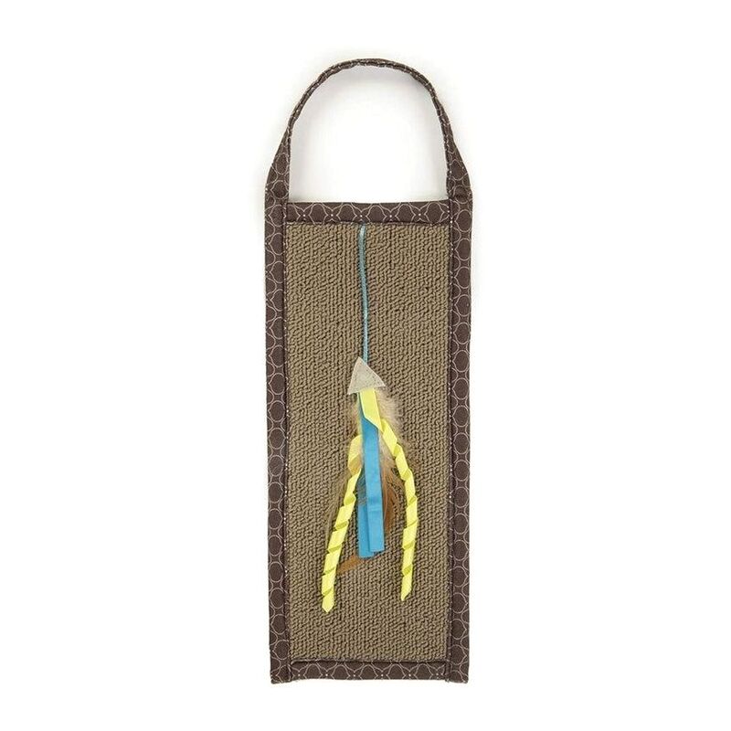 Smartykat Carpet Relief Hanging Cat Scratcher with Catnip