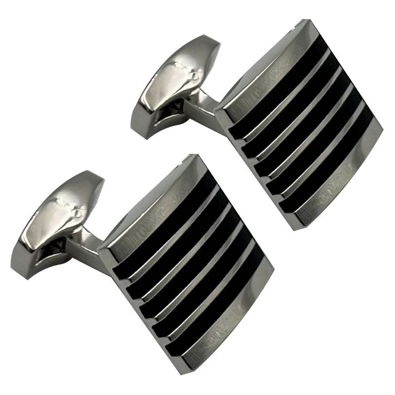 Alvarino Stainless Steel Cufflinks - ALV-CUF217