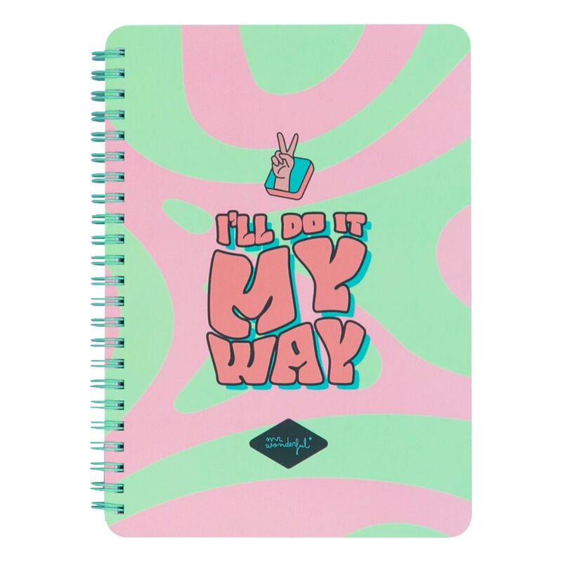 Mr. Wonderful A5 Notebook - I'Ll Do It My Way