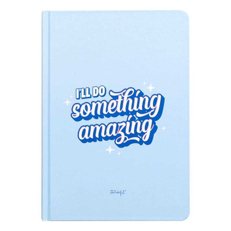 Mr. Wonderful A5 Notebook - I'Ll Do Something Amazing