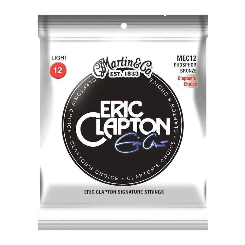 Martin MEC Clapton's Choice Phos Bronze Acoustic Guitar Strings MEC12 Light 12-54