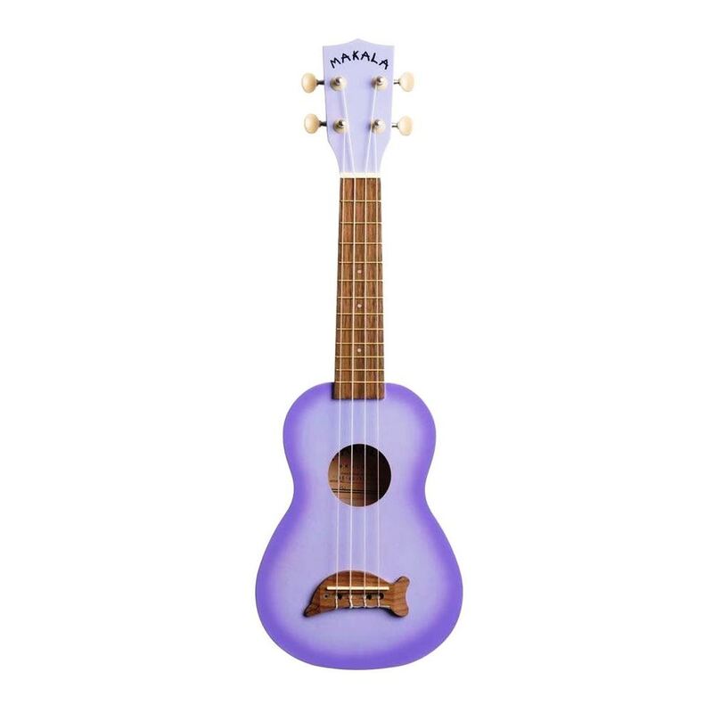 Makala Dolphin Series Soprano Ukulele - Purple Burst