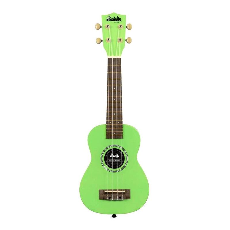 Kala Ukadelic Soprano Ukulele - Grasshopper