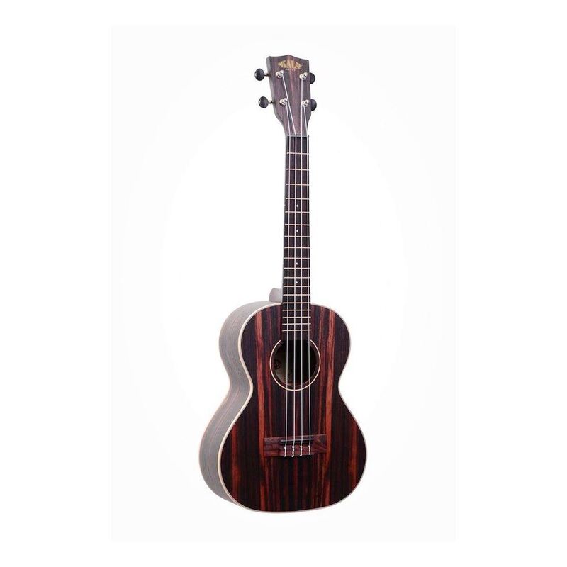 Kala Striped Ebony Series Tenor Ukulele (Includes Bag)