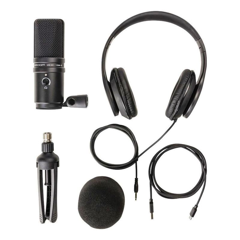 Zoom ZUM-2 USB Podcast Microphone Pack