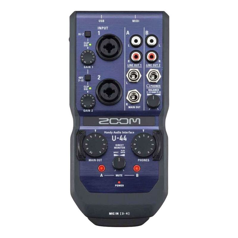 Zoom U-44 Handy Audio Interface