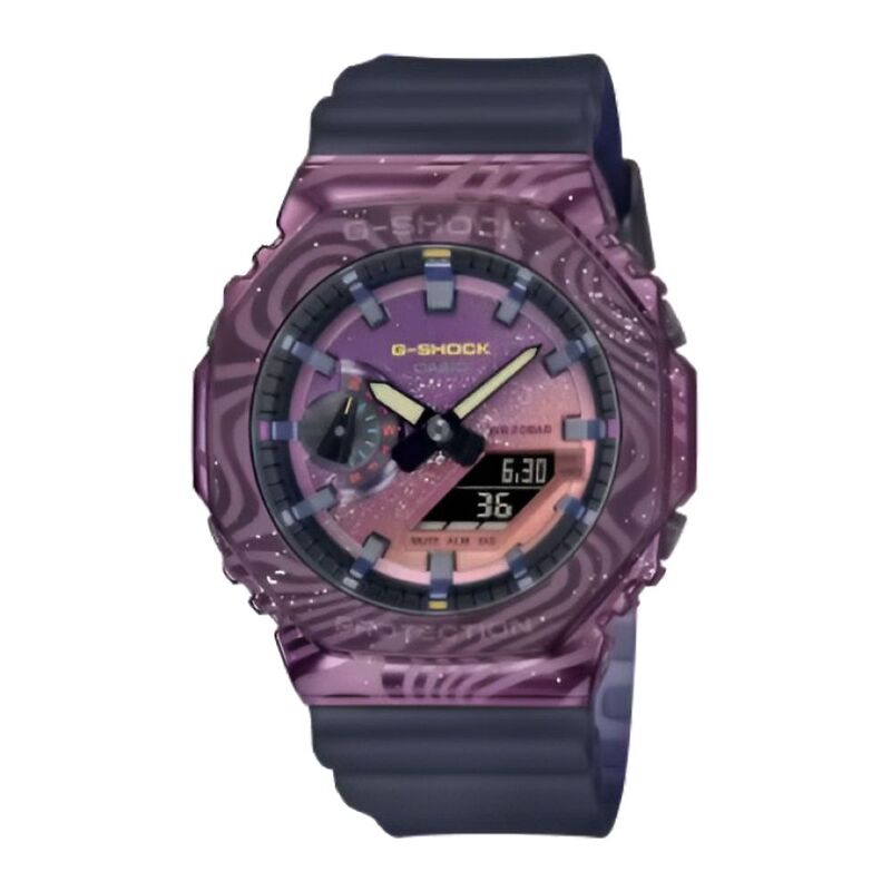 Casio G-Shock Gm-2100Mwg-1Adr Analog-Digital Men's Watch Purple