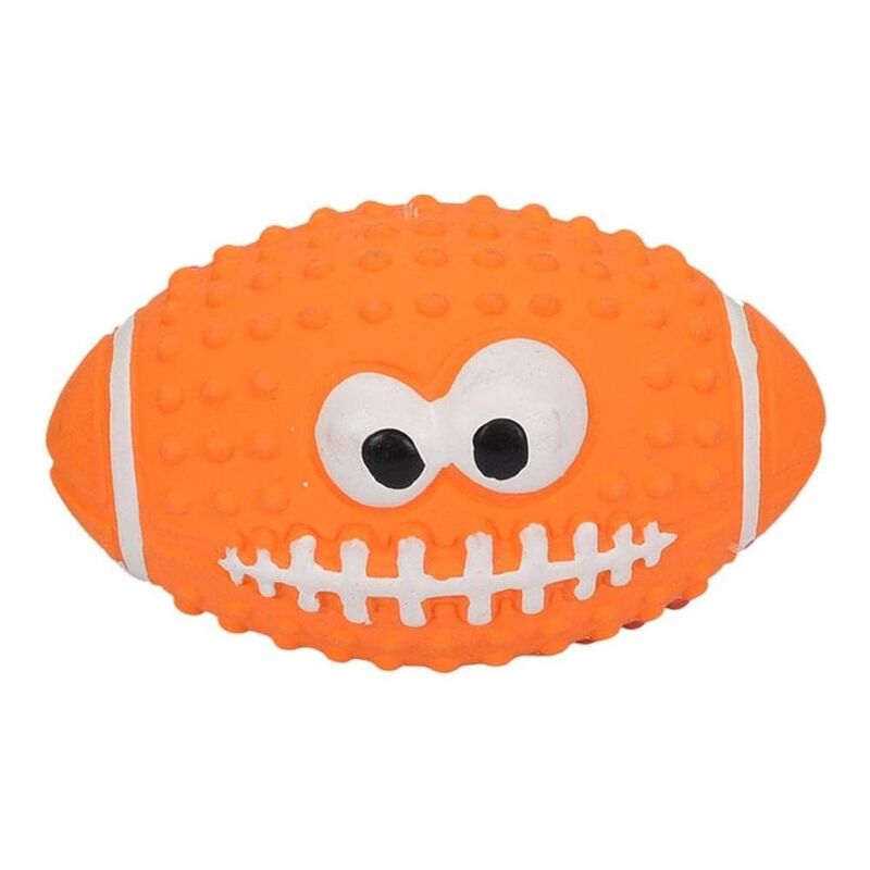 Nutrapet Crinkle Dog Toy Doodle Futball Multicolor (Includes 1)