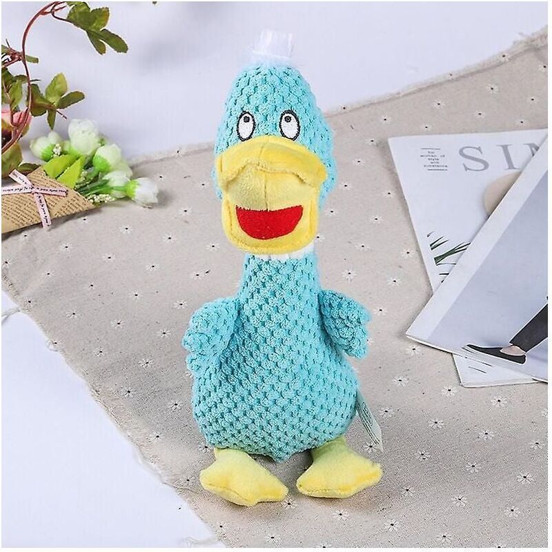 Nutrapet Plush Pet Big Mouth Singing Ducks Dog Toy Multicolor (Includes 1)