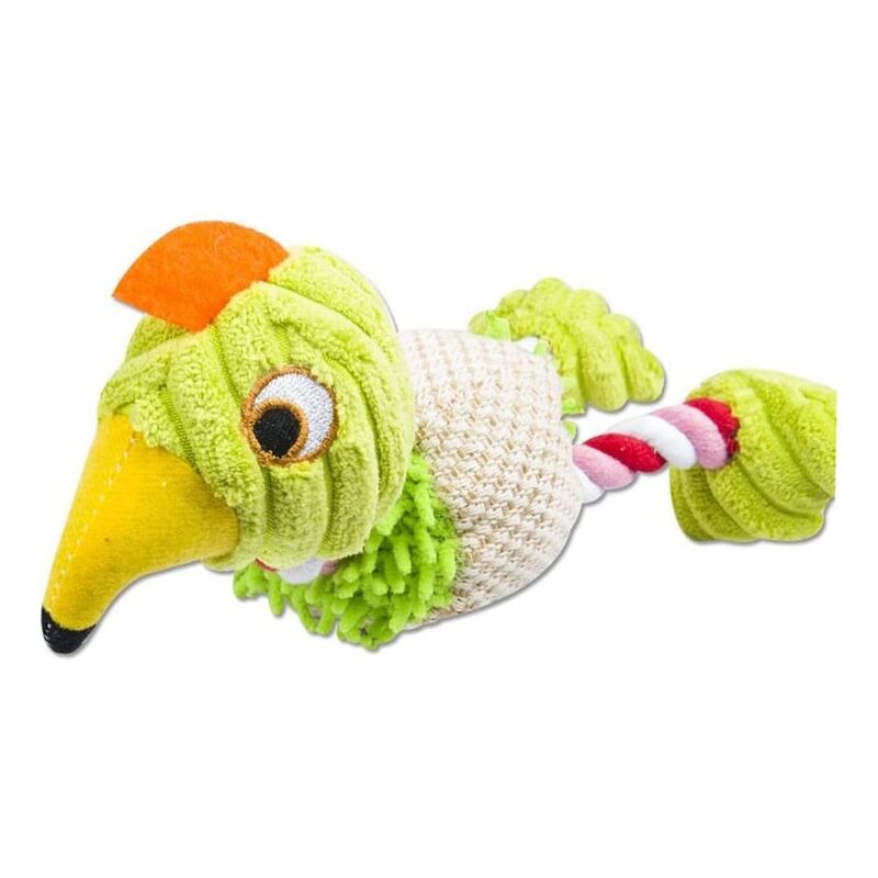 Nutrapet Plush Pet Squeakz Flamingoes Dog Toy - Multicolor (Includes 1)