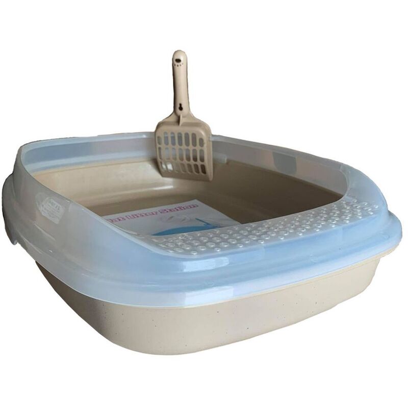 NutraPet Cat Toilet Little Cat Litter Box - Brown (46 x 36.6 x 11 cm)