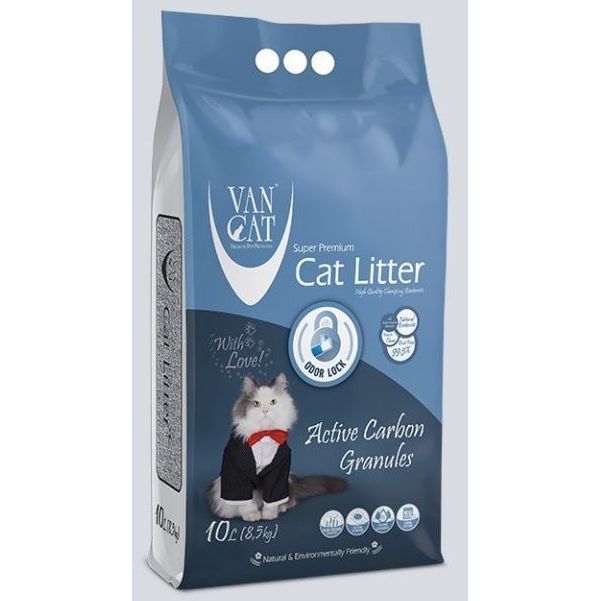 Van Cat Active Carbon Granules Cat Litter 10 Kg