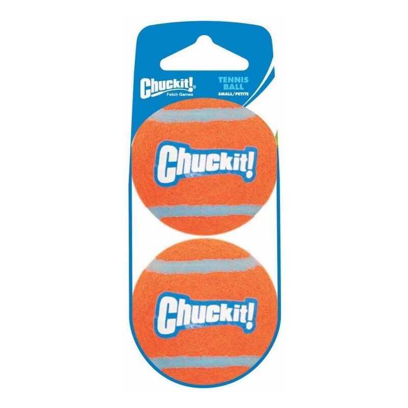 Chuckit! Dog Toy Tennis Ball Shrink - Small (2 Pack)