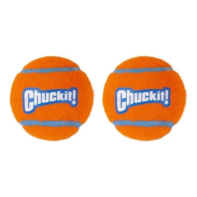 Chuckit! Dog Toy Tennis Ball - Small (2 Pack)