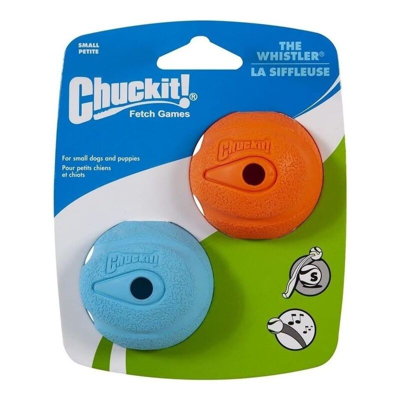 Chuckit! Dog Toy The Whistler Ball - Small (2 Pack)