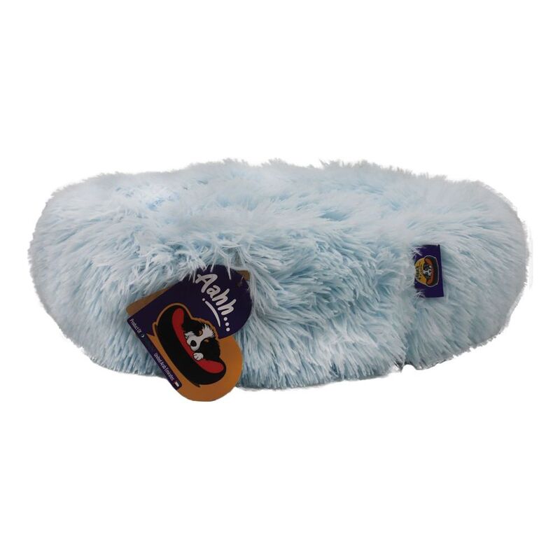 Nutrapet Aahh Dog Bed The Big Plushie L36 x W31 x H64 Pv Plush Blue Small