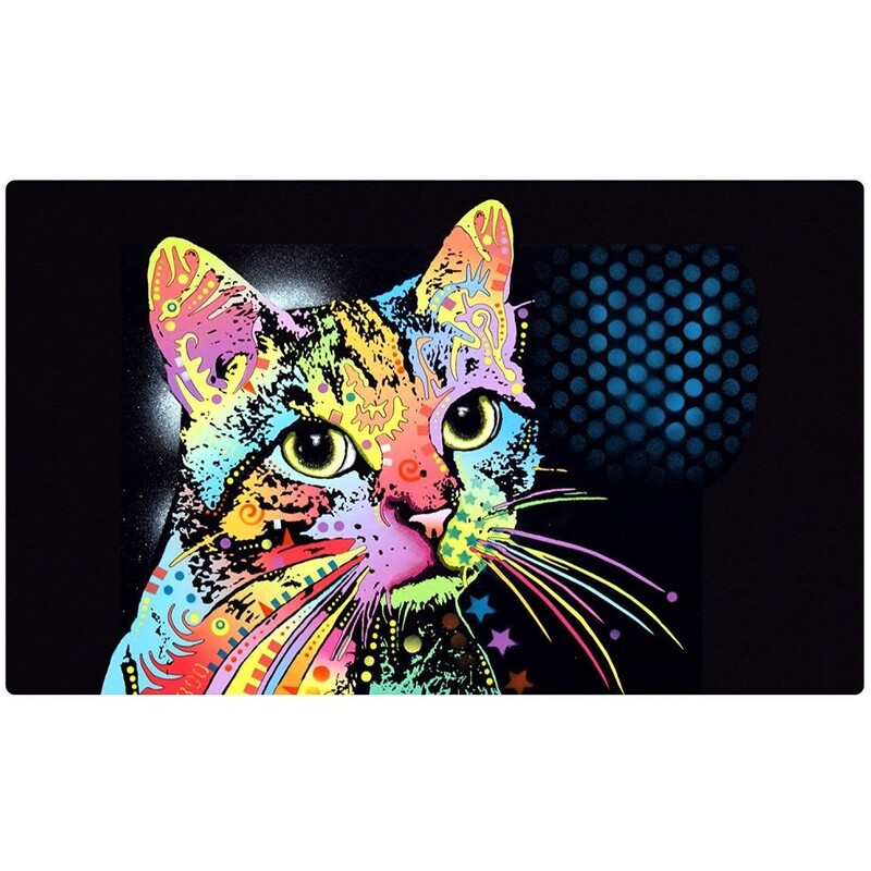 Drymate Cat Bowl Placemat Catillac New 12 x 20 inch/30 cm x 50 cm