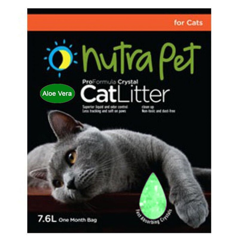 Nutrapet Cat Litter Silica Gel 16L - Aloe Vera Scent