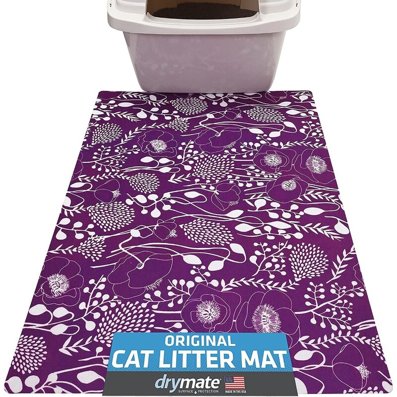 Drymate Cat Litter Mat Good Medicine Plum 5 20 x 28 inch/ 51cm x 71 cm