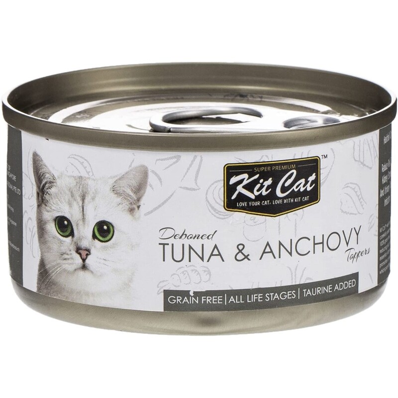 Kit Cat Tin Tuna & Anchovy Toppers 80 g